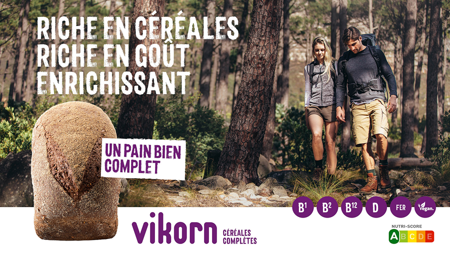 VIKORN CÉRÉALES COMPLÈTES, UN PAIN BIEN COMPLET