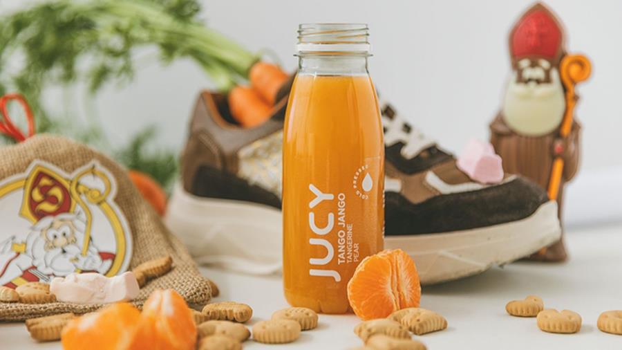 JUCY EST UNE MARQUE BELGE DE JUS DE FRUITS ET DE LÉGUMES SAINS, FRAIS ET PRESSÉS À FROID