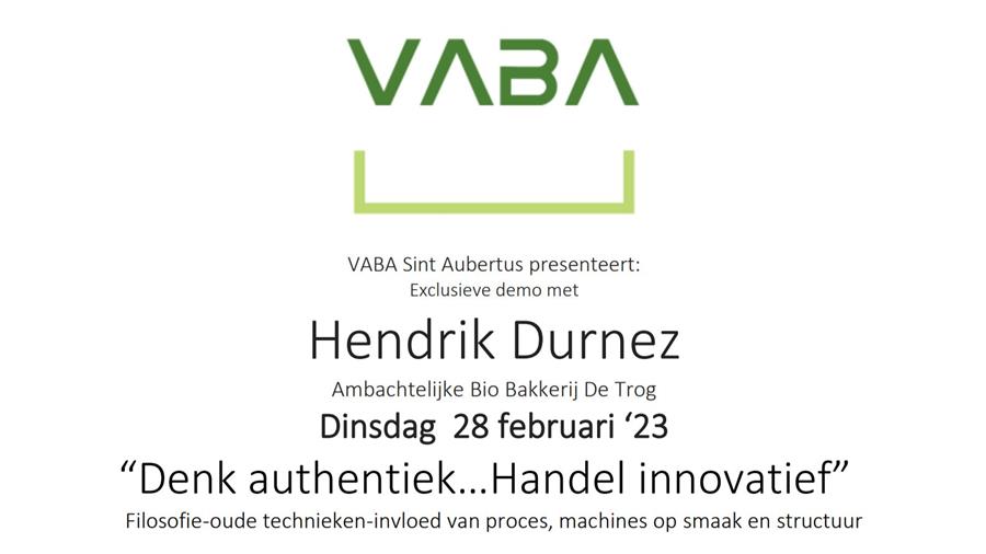 Exclusieve demonstratie met Hendrik Durnez