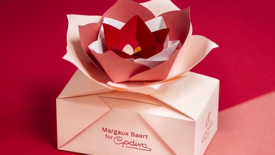 GODIVA et Margaux Baert: ballotin de la Saint-Valentin en édition limitée