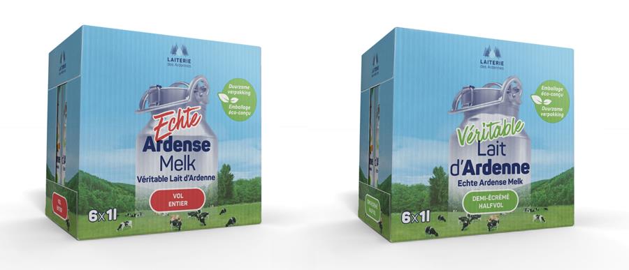 Le Véritable Lait D'Ardenne se présente dans un nouvel emballage