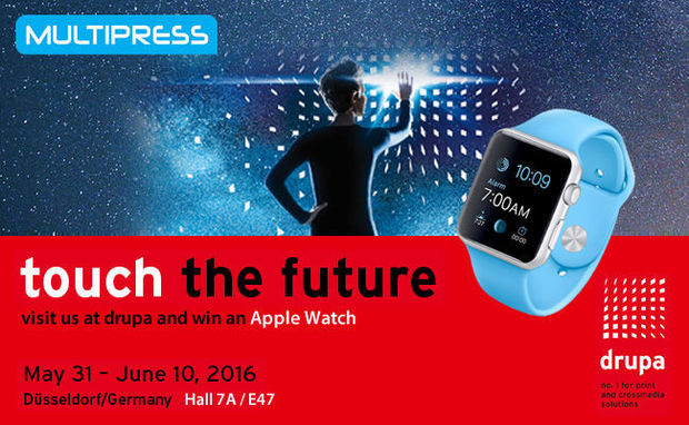 Gratis naar DRUPA 2016 in Düsseldorf met MultiPress!